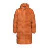 Bright Herringbone Unisex Long Down Jacket - Image 2