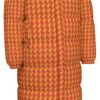 Bright Herringbone Unisex Long Down Jacket - Image 8