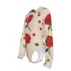 Red Rose All-Over Print Women's Raglan Sleeve Hooded Bodysuit - Image 4