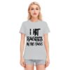 I Hit Racists Unisex O-neck Short Sleeve T-shirt | 180GSM Cotton (DTF) - Image 4