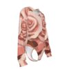 Pink Rose All-Over Print Women's Raglan Sleeve Hooded Bodysuit - Image 3