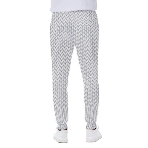 Herringbone Eco-friendly Unisex Pants - Image 3