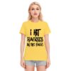 I Hit Racists Unisex O-neck Short Sleeve T-shirt | 180GSM Cotton (DTF) - Image 8