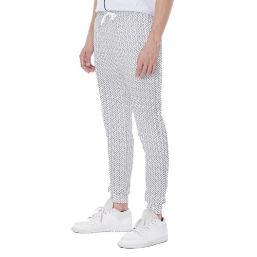 Herringbone Eco-friendly Unisex Pants - Image 2