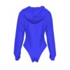 Tiny Dicktator Syndrome Blue Women's Raglan Sleeve Hooded Bodysuit - Image 2