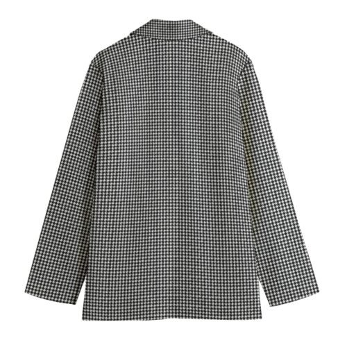 Houndstooth Women's Leisure Blazer - Image 2