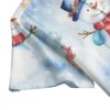 White Snowman All-Over Print Men's Hawaiian Shirt With Button Closure - Image 4