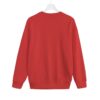 Red Christmas Jumper Unisex Knitted Fleece Sweater | Plus Size - Image 2