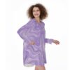 Her Imperial Highness’s Most Excellent Gown of Secret Compartmentalization All-Over Print Women's Casual Loose Long Sleeve Dress With Pocket - Image 2