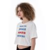 Want to Punch Nazis All-Over Print Cropped T-Shirt - Image 2