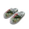 White with Pink Floral Anti Slip Slippers - Image 2