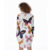 The Royal Hoard Robe All-Over Print Women's Casual Loose Long Sleeve Dress With Pocket - Image 3