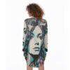 Lady Latchkey’s Luxe Gown All-Over Print Women's Casual Loose Long Sleeve Dress With Pocket - Image 2