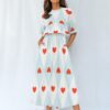 Heart of Diamonds Women's Knee-Length Dress Valentine's Day - Image 3