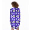 Pockets of Providence All-Over Print Women's Casual Loose Long Sleeve Dress With Pocket - Image 3