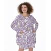 Her Majesty’s Secret Stash All-Over Print Women's Casual Loose Long Sleeve Dress With Pocket - Image 3