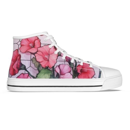 Pastel Floral Women's Canvas Shoes