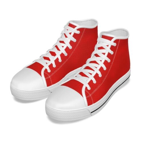 Red Women's Canvas Shoes - Image 4