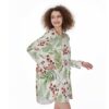 The Stash & Dash Dress All-Over Print Women's Casual Loose Long Sleeve Dress With Pocket - Image 2