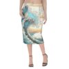 Waves Art Half-Length Hip Wrap Skirt - Image 6