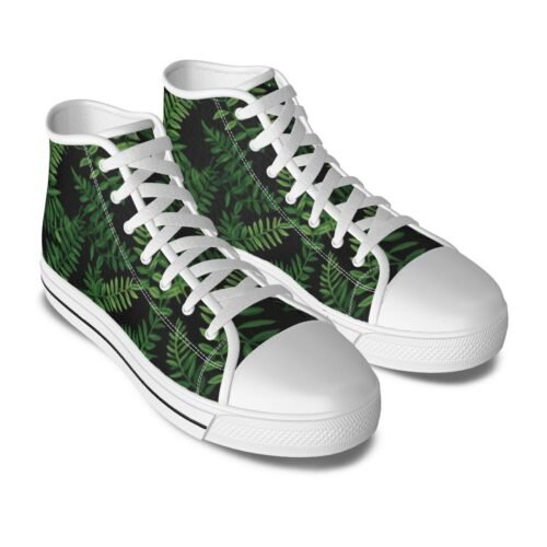 Green Leaves Women's Canvas Shoes - Image 2