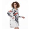 The Countess of Convenience All-Over Print Women's Casual Loose Long Sleeve Dress With Pocket - Image 2