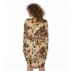 The Baroness of Buried Treasures All-Over Print Women's Casual Loose Long Sleeve Dress With Pocket - Image 3