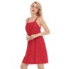 Red Women's Sleeveless Cami Dress - Image 2