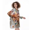 The Chamberlain’s Cloak All-Over Print Women's Casual Loose Long Sleeve Dress With Pocket - Image 2