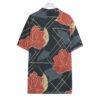 Geometric Floral Classic Hawaiian shirt with a Roman collar - Image 2