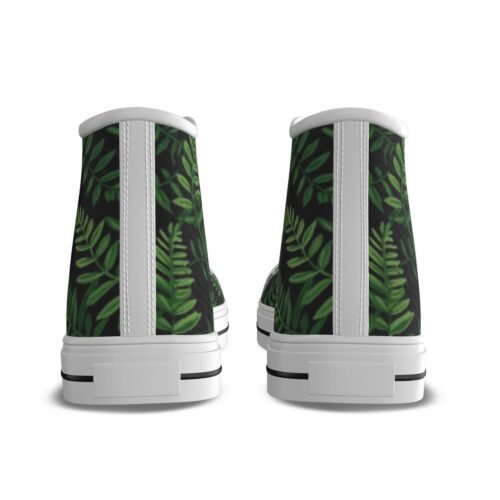 Green Leaves Women's Canvas Shoes - Image 6