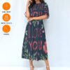 I Love You Women's Knee-Length Dress Valentine's Day - Image 6