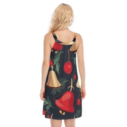 Christmas Bells Women's Sleeveless Cami Dress - Image 3