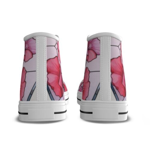 Pastel Floral Women's Canvas Shoes - Image 6