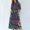 I Love You Women's Knee-Length Dress Valentine's Day - Image 3