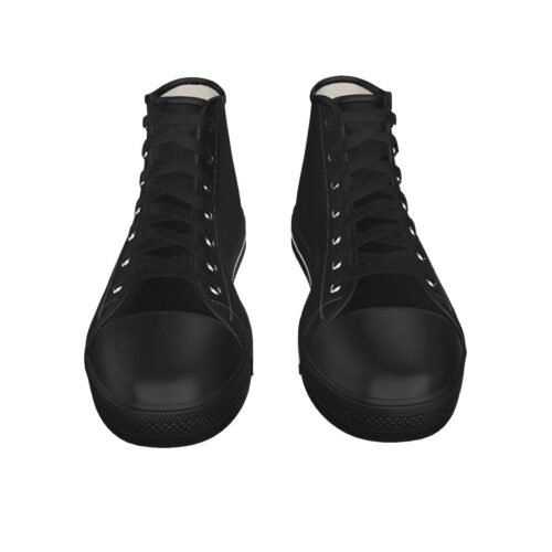 Men's Black Sole Canvas Shoes - Image 6