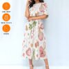 Valentine's Day Pattern Women's Knee-Length Dress - Image 6