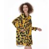 The Viscountess of Velvety Vaults All-Over Print Women's Casual Loose Long Sleeve Dress With Pocket - Image 3