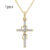 Alloy Pendant With Diamond And Eight-character Cross Necklace - Image 10