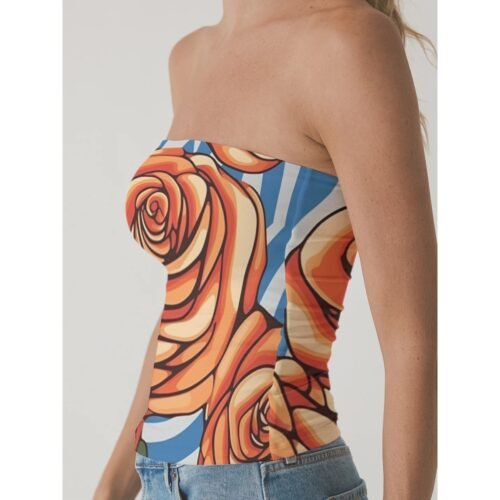 Comfortably Stylish Strapless Off-The-Shoulder Top - Image 2