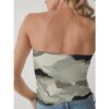 High-Elastic Strapless Double-Layer Fitness Top - Image 3