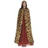 Soft Microfiber Leopard Print Unisex Hooded Cloak - Image 2