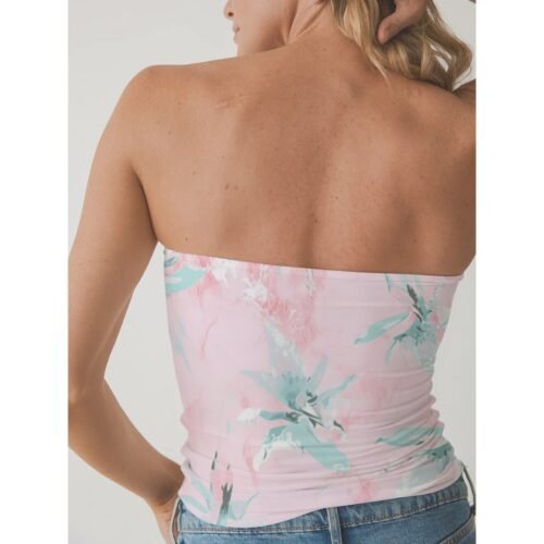 Effortless Style Double-Layer Off-The-Shoulder Tube Top - Image 2