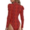 The Carmine Sanctum Shroud Bodysuit - Image 4