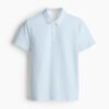 Breathable Stretch Polo Collar Shirt for Men's Active Outfits - Image 2