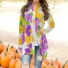 All-Over Print Women's Long-Sleeve Cardigan for Chic Layers - Image 3