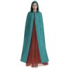 Lightweight Unisex Hooded Cloak with Eye-Catching Print, Natural Draping, and Drawstring - Image 2