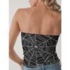 Dark Premium Comfort Double-Layer Strapless Top for Women - Image 2