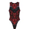 Red Veil of Infinite Dissent Bodysuit - Image 4