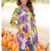 All-Over Print Women's Long-Sleeve Cardigan for Chic Layers - Image 2